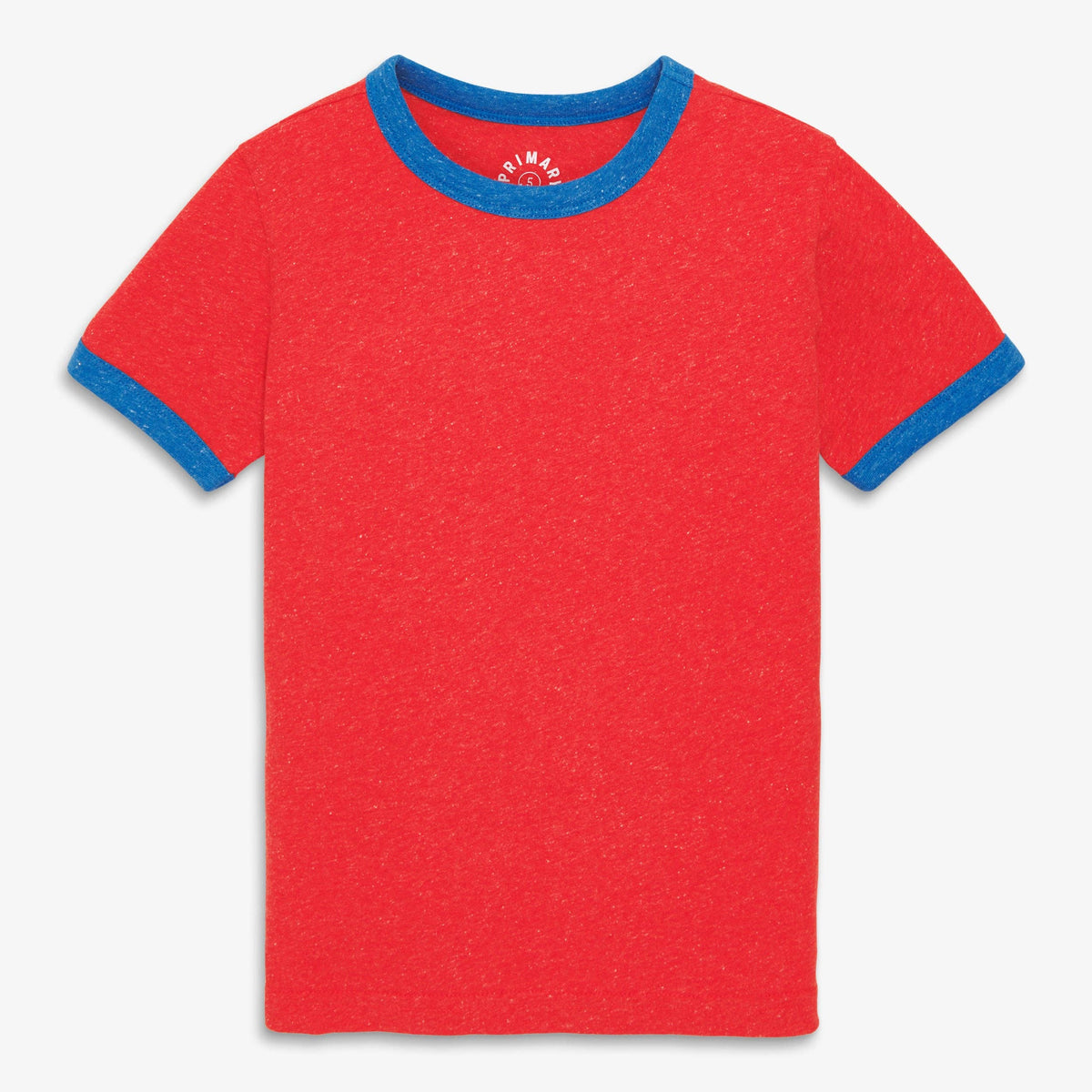 Heathered ringer tee: