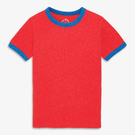 Heathered ringer tee: