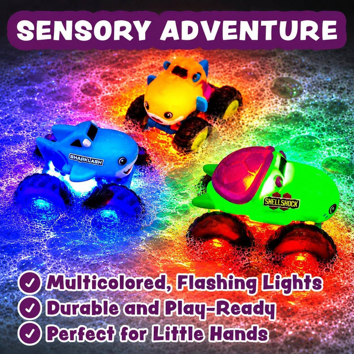 Monster Trucks™ Light Up Bath Toys
