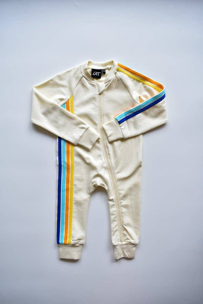 Cream Side Stripe Sleeper