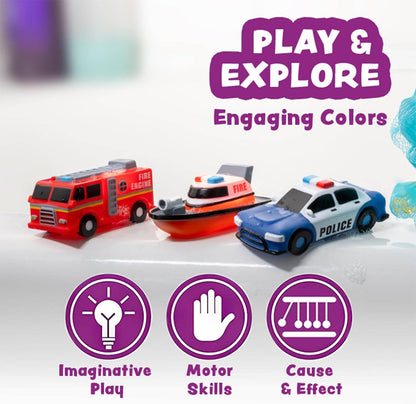 Emergency™ Cars Light Up Bath Toys