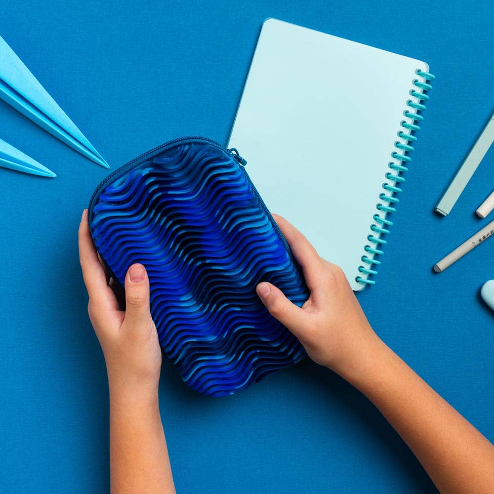 Wavy Storage Box Blue