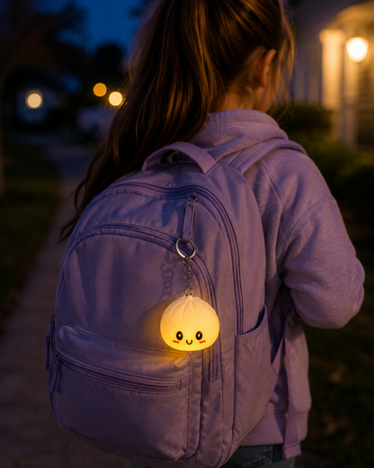 Light Up Dumpling  Keychain
