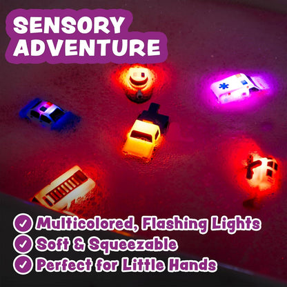 Emergency™ Cars Light Up Bath Toys