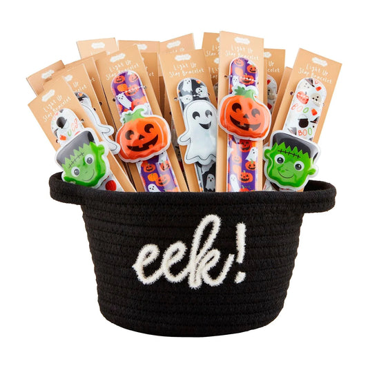 Light Up Halloween Slap Bracelets