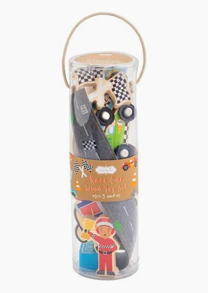Race Car Wood Toy Set