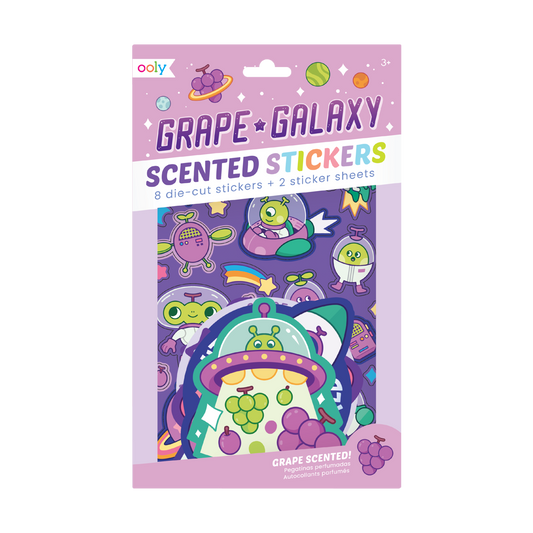 Scented Scratch Stickers : Grape Galaxy