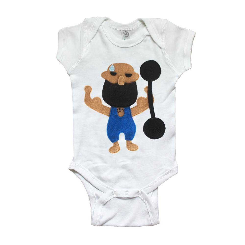 The Strongest Man Infant Bodysuit MC