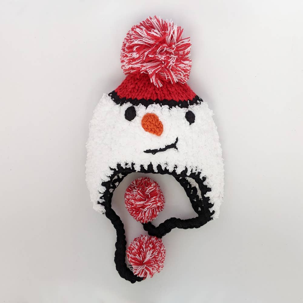 Snowman Beanie Hat: