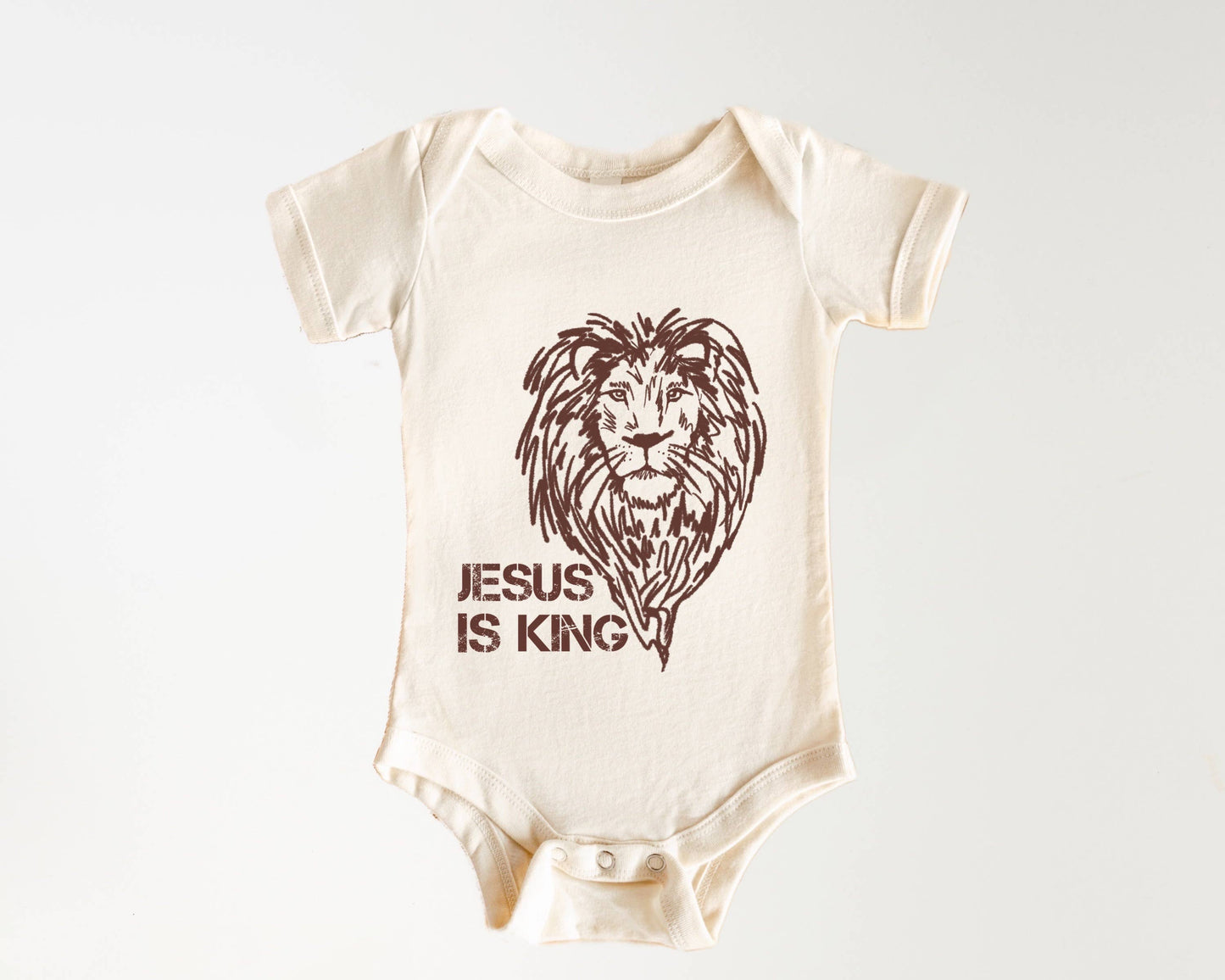 Jesus Is King Onesie