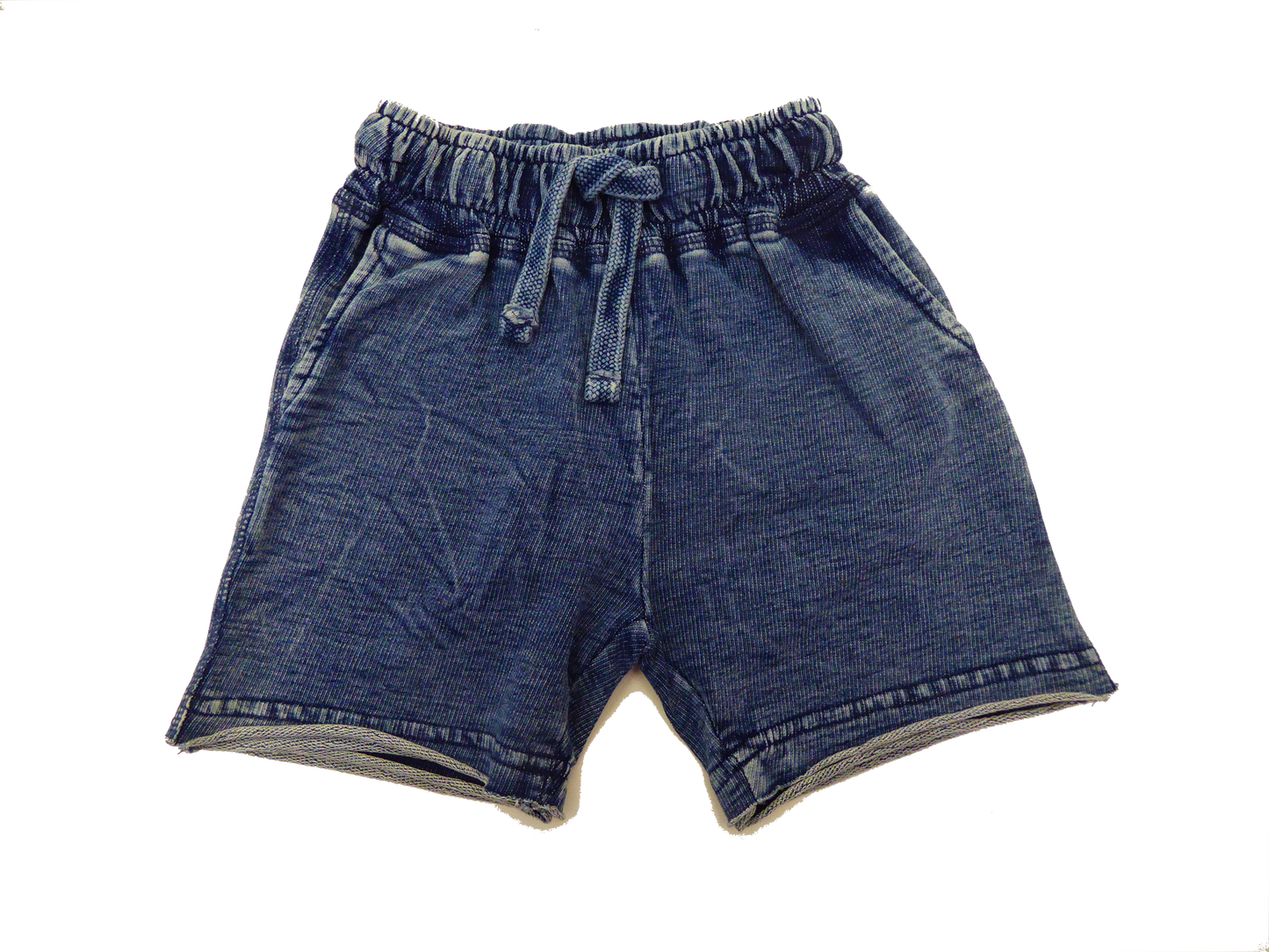 Denim Enzyme Shorts Blue