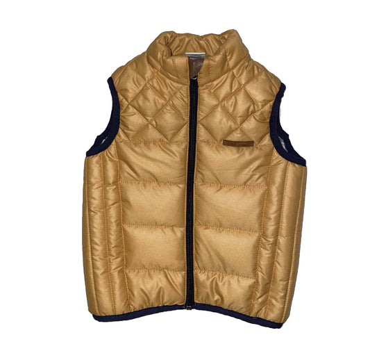 Mustard Puffer vest for boys