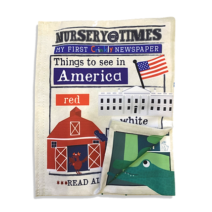 Nursery Times Crinkly Newspaper - USA